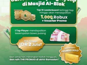 Jelajahi Ramadan di Roblox, Promag dan detikcom Bagikan THR