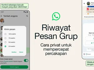WhatsApp Rilis Riwayat Pesan, Gabung Grup Jadi Tak Bingung Lagi