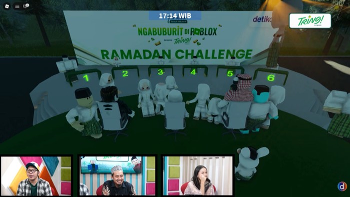 Kajian Roblox hari ini, Jumat, 20 Februari 2026, telah berakhir. Gamer begitu antusias mengikuti rangkaian acaranya, mulai dari menyelesaikan tantangan yang diberikan hingga mendengarkan ceramah.