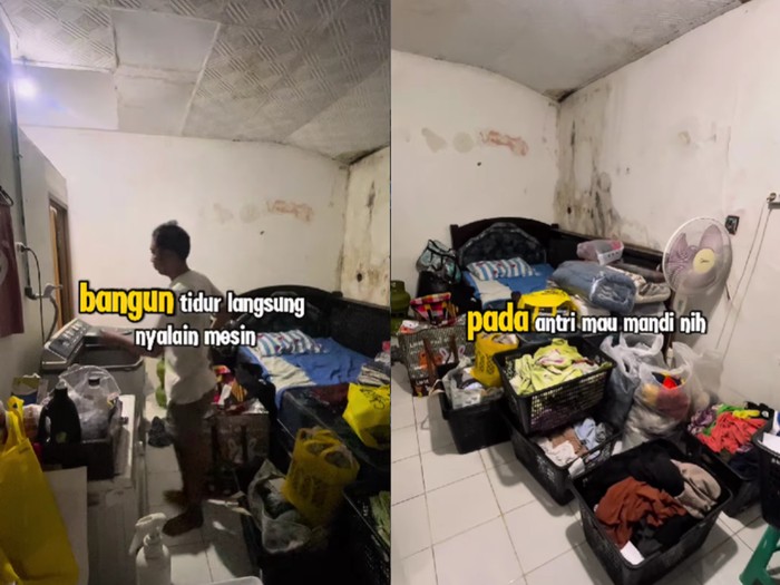 Viral kisah pria buka usaha laundry di kamar tidur karena sewa mahal. Meski modal pas-pasan dan pakai barang bekas, bisnis ini bangun usaha dan sudah berjalan satu tahun.