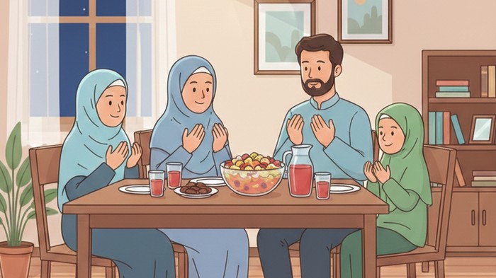 Ilustrasi Buka Puasa Ramadhan