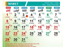 Simak! Hari Libur Maret 2026 untuk Siswa, ASN, dan Pegawai Swasta