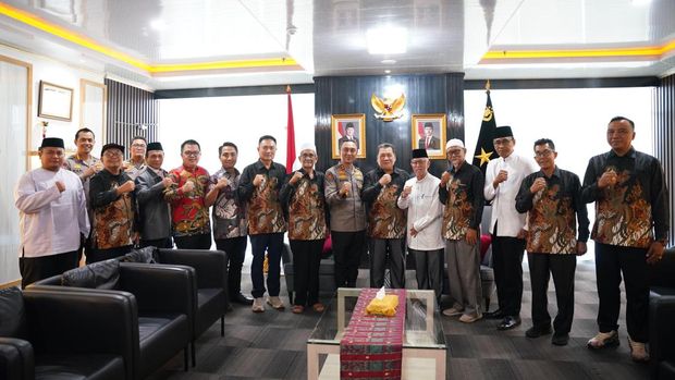 Kapolda Sumsel Terima Silaturahmi FKUB, MUI dan LDII