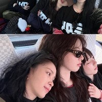 Bukan pose formal ala pemotretan, Karina cs lebih sering ambil foto random dengan zoom 0.5 dan digital camera yang spontan dan bikin penggemar merasa dekat. Foto: Instagram