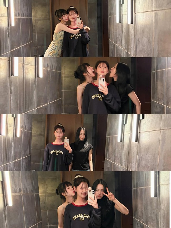 Idol ketemu idol plus aktris, namun vibes-nya bak bestie satu tongkrongan sejak SMA. Foto: Instagram