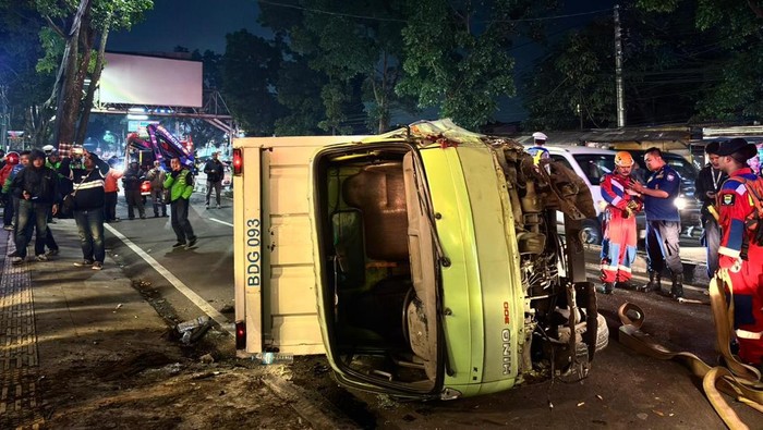 Kecelakaan di Jalan Gatsu Kota Bandung