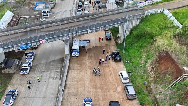 Korlantas Polri intensifkan pemantauan arus kendaraan di ruas tol fungsional Bogor–Ciawi–Sukabumi (Bocimi) memakai E-TLE Drone