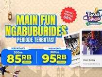 Hari Terakhir! Promo Trans Studio Bandung Cuma Rp200 Ribuan Dapat 5 Tiket