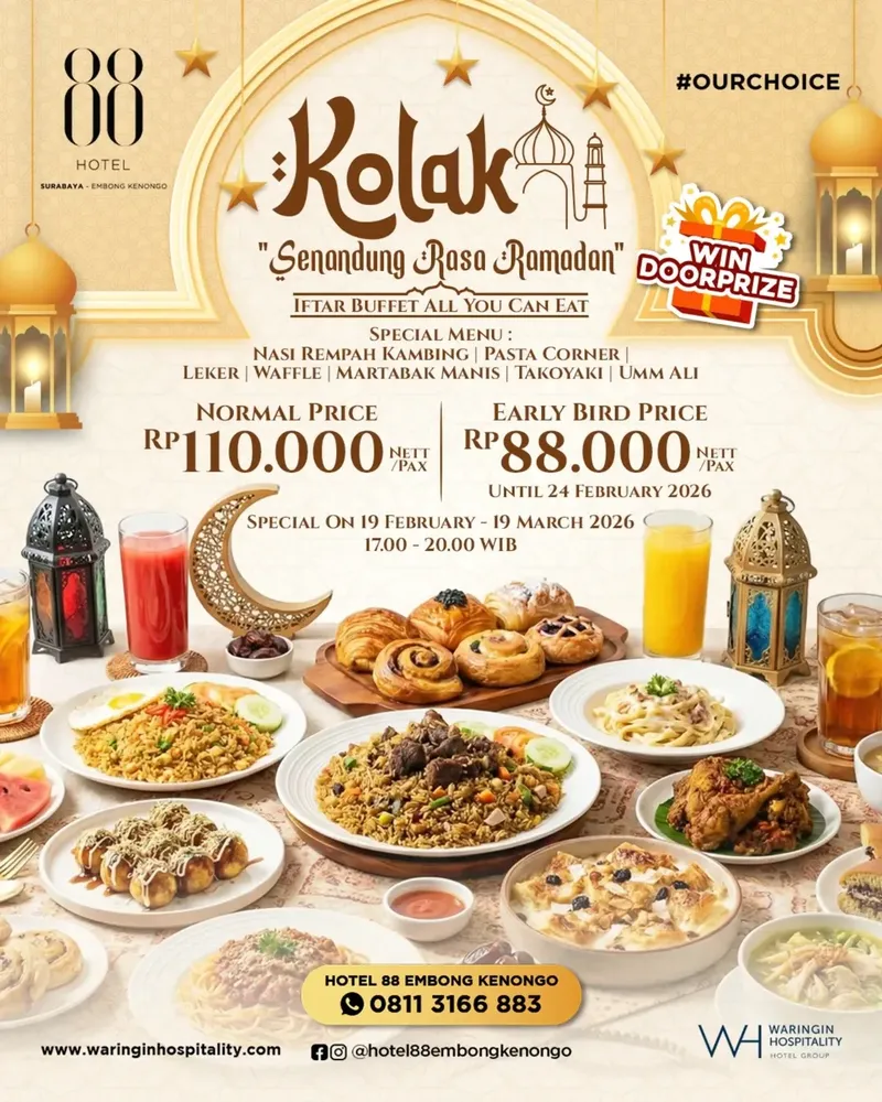 Paket Bukber di Hotel 88 Embong Kenongo