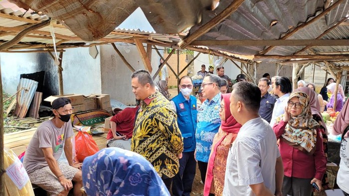 Pemkab Banyuasin melakukan sidak di pasar tradisional