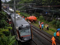KA Bandara Tertemper Truk di Poris Dievakuasi, Jalur Kembali Normal