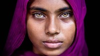 Potret Cantik Mata Orang Bangladesh, Jepretan Mou Ayesha