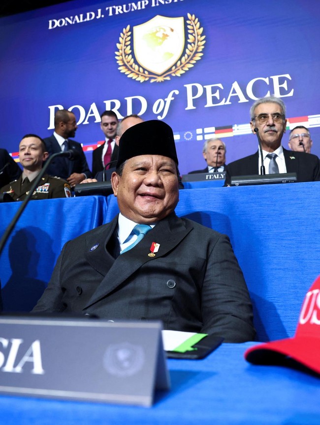 Momen Prabowo Hadiri Rapat Perdana Board of Peace