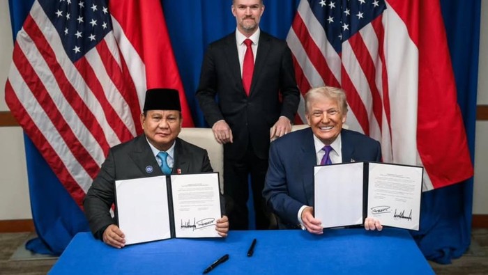 **Prabowo-Trump Resmi Teken Perjanjian Dagang RI-AS, Bisnis Dunia Berdenyut!**