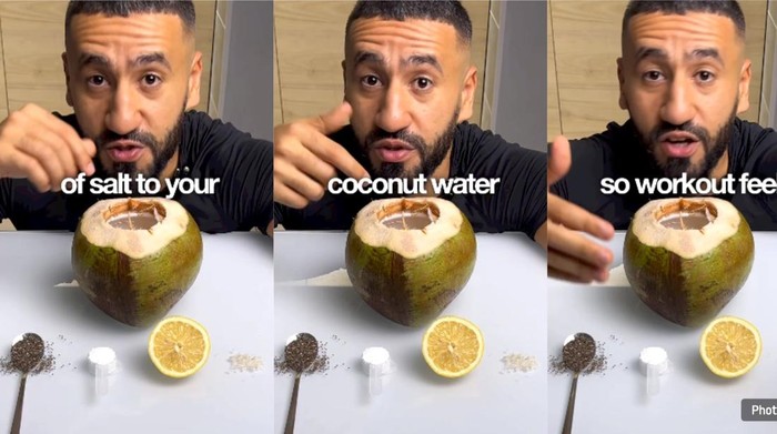 Racikan kelapa saat sahur