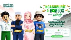 Kajian Ramadhan Roblox by Pegadaian: Ramadhan Level up, Upgrade Iman, Upgrade Dompet