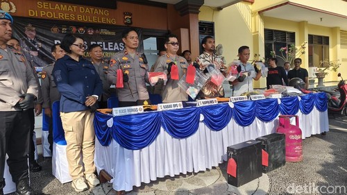 Rilis pengungkapan kasus kriminal dalam pelaksanaan Operasi Sikat Agung 2026, Jumat (20/2/2026).
