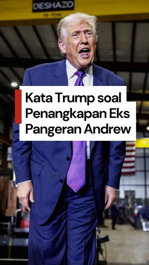 Video Trump soal Penangkapan Andrew: Sangat Memalukan Bagi Kerajaan