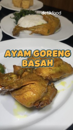 Video Sensasi Ayam Goreng Basah Bandung dengan Jukut Gurih