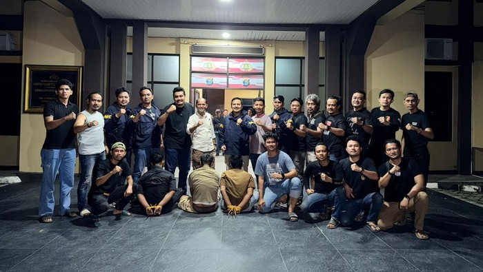 Bareskrim Polri menangkap komplotan perampok Rp 800 juta di Lampung