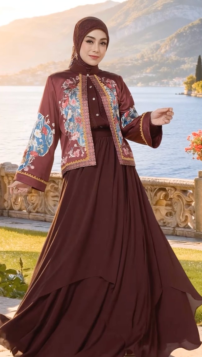 Celine Evangelista sudah mulai tertarik dengan ajaran Islam sejak 2017 dan mulai mengikuti kajian. Ia mengaku, dari proses itulah rasa cinta pada Islam tumbuh pelan-pelan. Foto: Dok. Instagram Celine Evangelista, Mandjha Ivan Gunawan