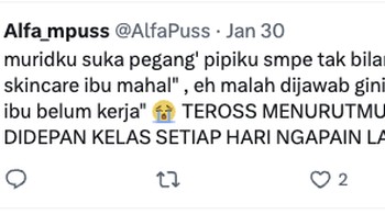 Perkara skincare dituding belum kerja... Foto: X.com