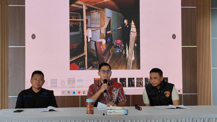 Hasil olah TKP yang dilakukan Polres Tanah Bumbu dalam kasus pembunuhan kepala tukang. (dok Istimewa)