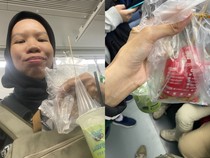 Momen Hangat di KRL, Penumpang Saling Tawarkan Makanan saat Buka Puasa