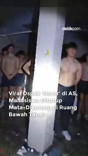 Video: Viral Ospek Horor Mahasiswa di AS, Dikurung di Bawah Tanah