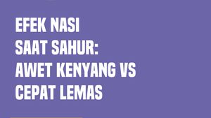 Video Polemik Porsi Nasi Saat Sahur, Bikin Awet Kenyang atau Justru Cepat Lemas?