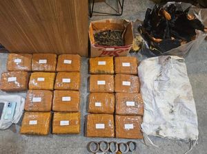 Polisi Tangkap Pengedar Narkoba di Jakbar, 18 Kg Ganja Disita