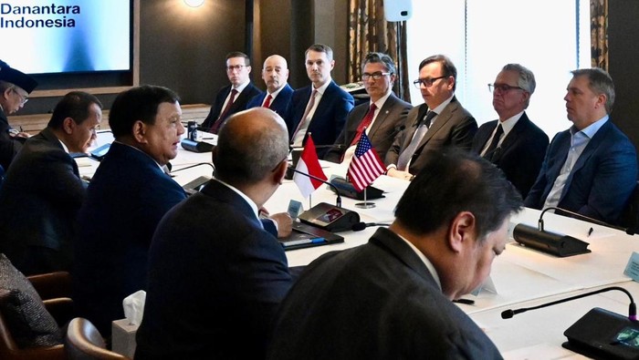 Prabowo bertemu dengan 12 pengusaha AS di Washington DC