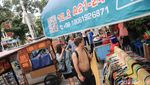 Sepekan Ditertibkan, Trotoar Glodok Kembali Dipenuhi PKL dan Motor