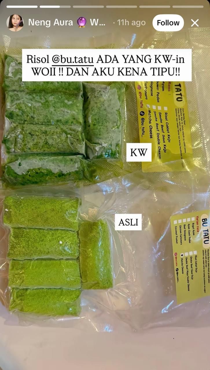 Beli Risol Bu Tatu Viral, Influencer Ini Malah Dapat Versi KW! Beli Risol Bu Tatu Viral, Influencer Ini Malah Dapat Versi KW!