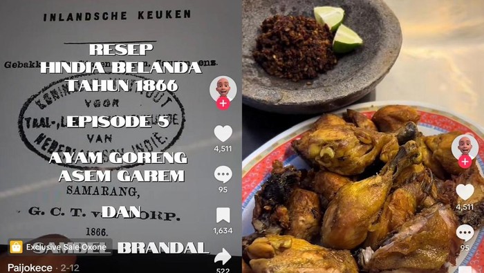 Buku Resep Hindia-Belanda Tahun 1866 Ditemukan! Ini Menu Menariknya