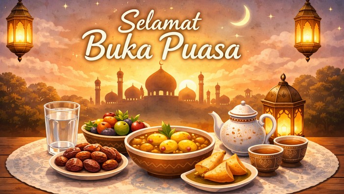 ilustrasi buka puasa