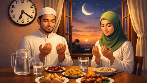 ilustrasi buka puasa