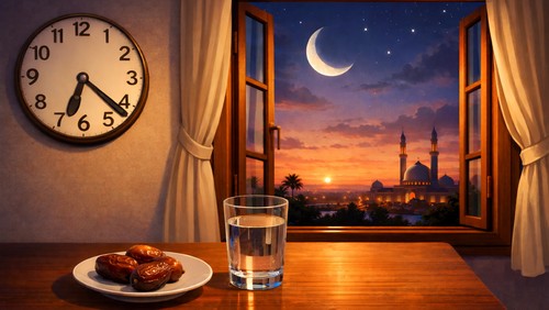 ilustrasi buka puasa