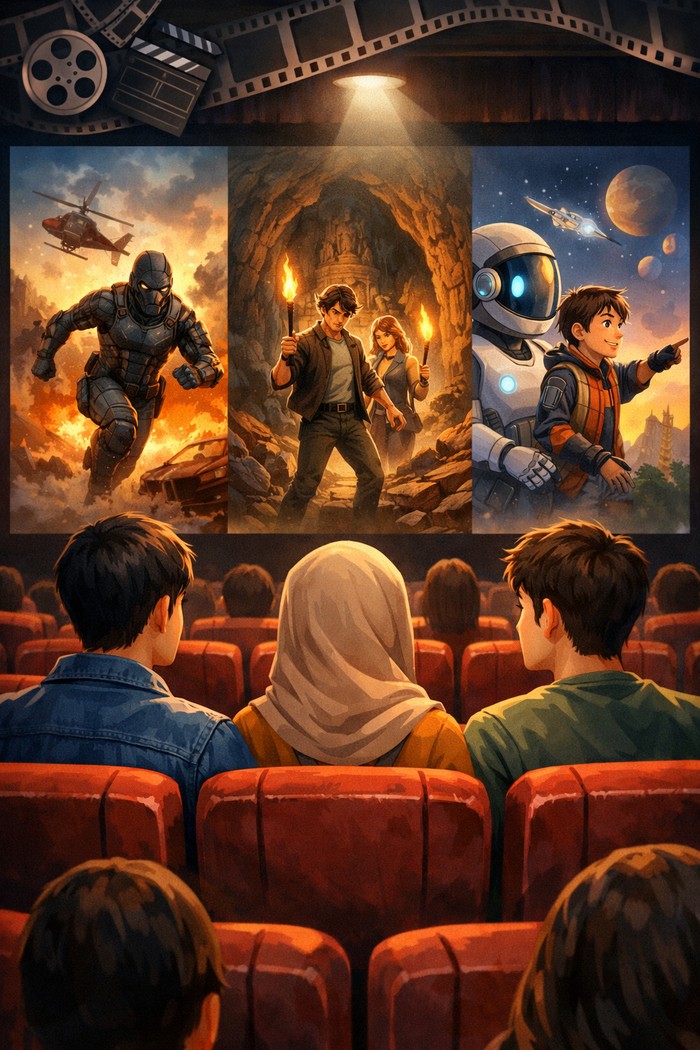 Ilustrasi Nonton Film di Bioskop