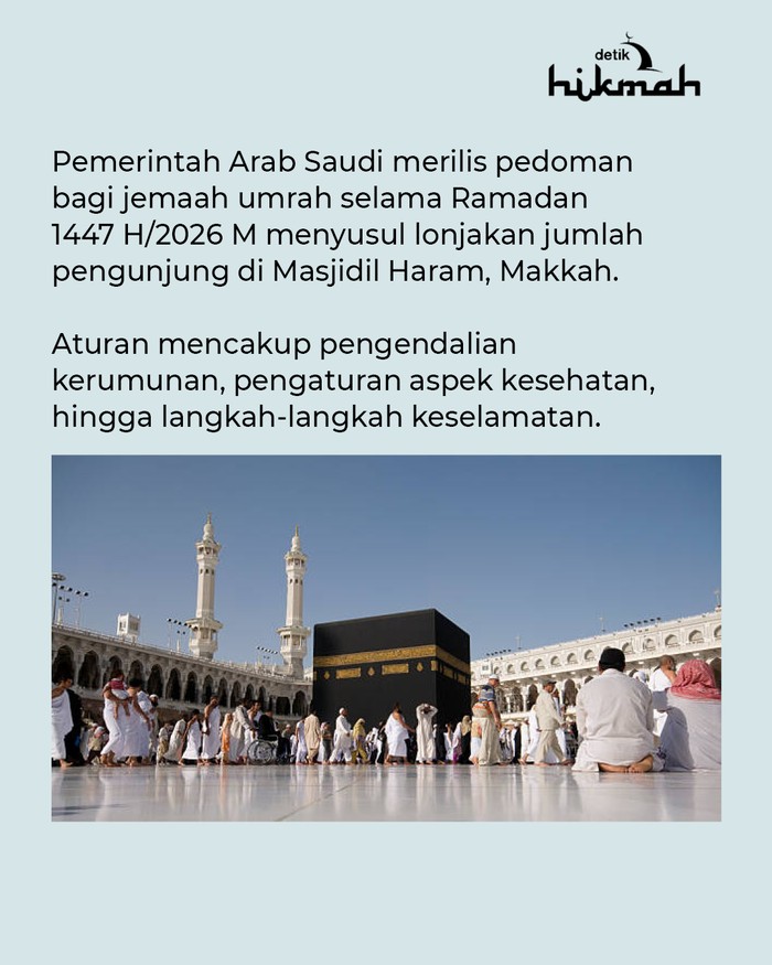 Infografis aturan baru umrah Ramadan 2026