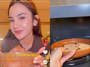Mahalini Buka Puasa di Rumah, Jago Masak Sop Iga hingga Kerupuk Microwave