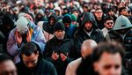 Malam Ramadan di Times Square, Jamaah Muslim Gelar Salat Tarawih
