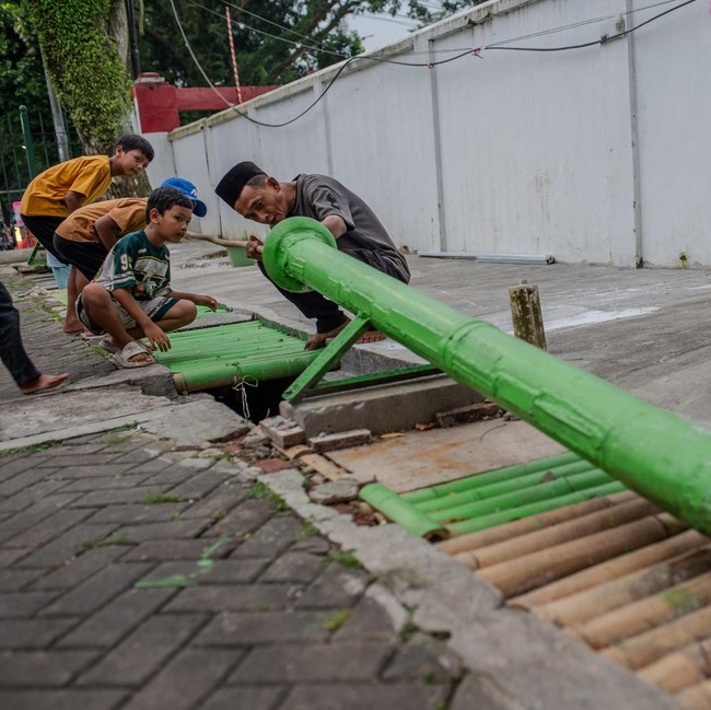 Meriam Tradisional Jadi Penanda Berbuka Puasa di Rangkasbitung