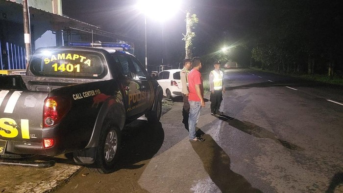 Polisi Magetan amankan puluhan pemuda yang mengejar aksi balapan lari