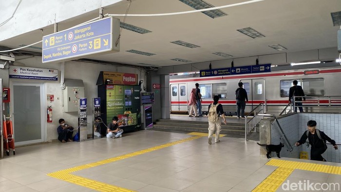 Stasiun Depok Baru. (Devi/detikcom)