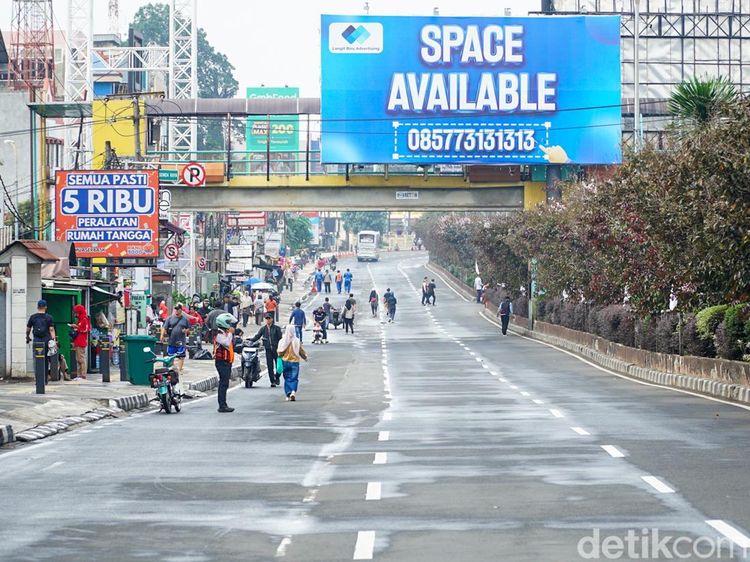Suasana Berbeda CFD Margonda Saat Ramadan