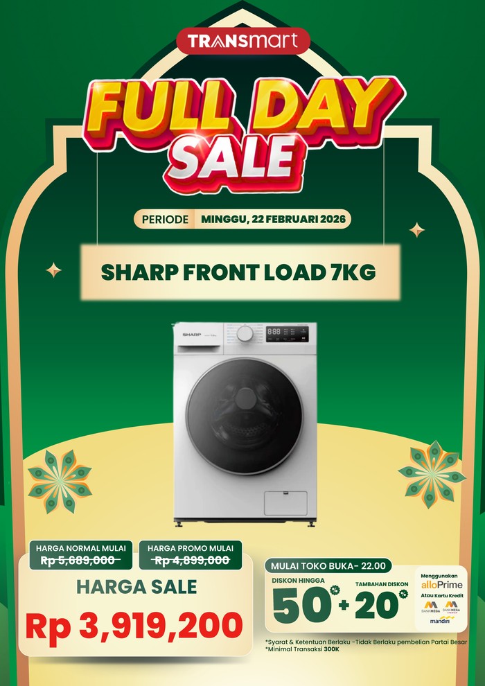 Transmart Full Day Sale 22 Februari 2026