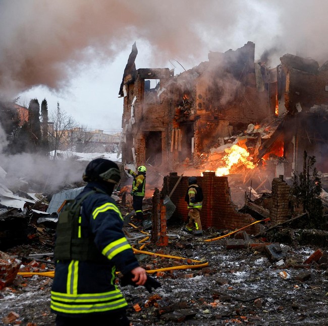 Akibat dari Serangan Udara Besar Rusia Hantam Kyiv