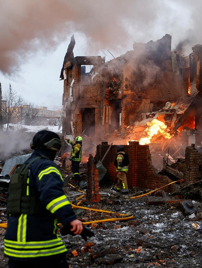 Akibat dari Serangan Udara Besar Rusia Hantam Kyiv