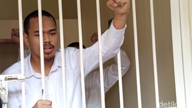 Proses jalannya persidangan tiga terdakwa dugaan pelanggaran UU ITE di Pengadilan Negeri (PN) Magelang, Senin (23/2/2026).